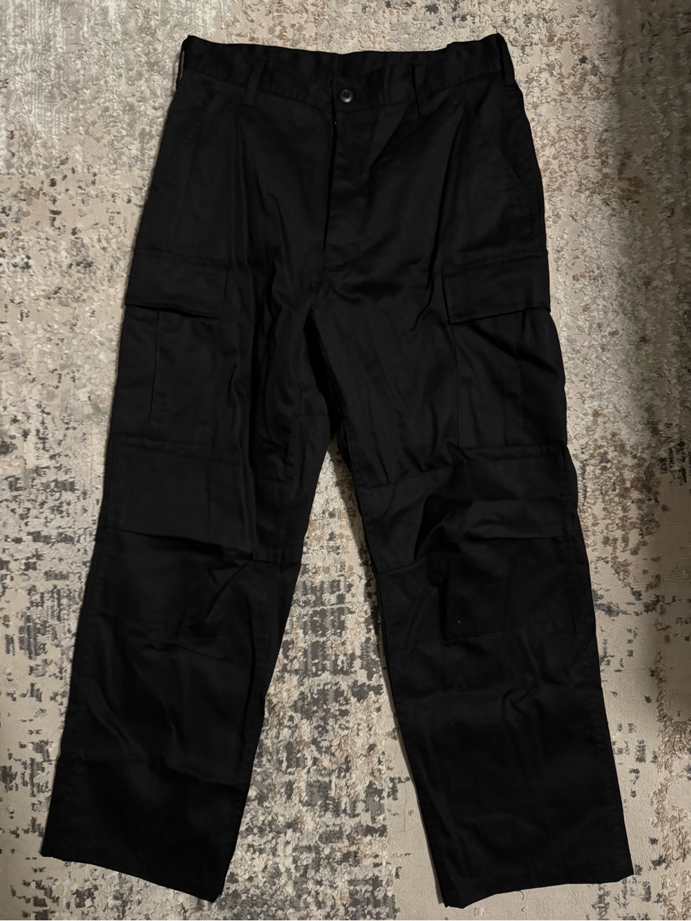Men's Black Cargo Pants - Classic Utility Style from Urban Outfitters